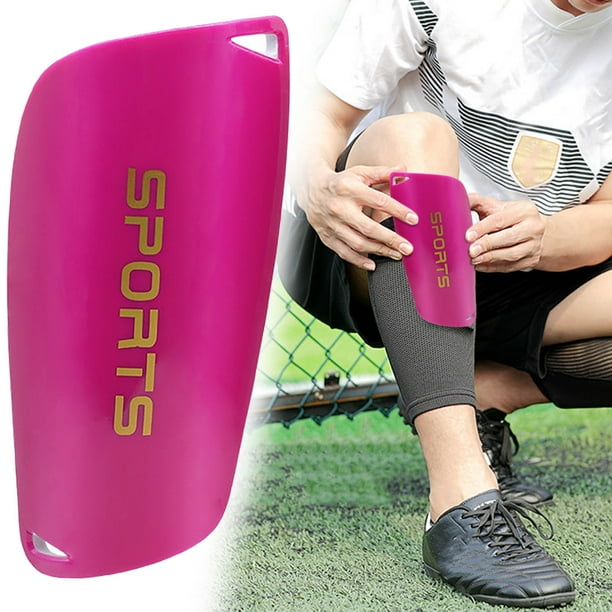 Espinilleras de fútbol | Protección de piernas de EVA gruesa de doble capa | Protectores de pie enchufables ligeros | Espinilleras deportivas unisex para adultos para partido de entrenamiento de
