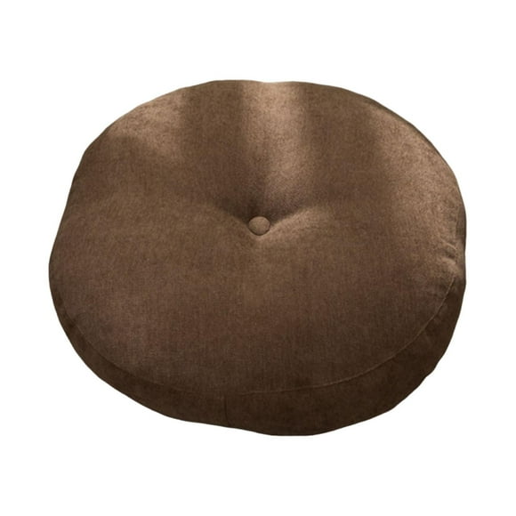 Luzkey Round Floor Pillow Floor Cushion Pad Multifunctional Comfortable Meditation Cushion Meditation Floor Pillow for Yoga Sofa Bed Brown