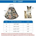 thumbnail image 3 of Flowers Leopard Soft Cat Dog Recovery Collar Adjustable Cat Cone Wound Healing Protective After Surgery for Small Dogs, 3 of 7