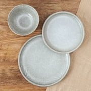 Pfaltzgraff Stone 12 Piece Dinnerware Set, Gray