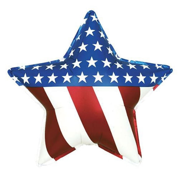 Burton & Burton 31" Stars And Stripes Star Balloon