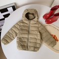 thumbnail image 2 of Boys Girls Toddlers Lightweight Hooded Puffer Jacket Warm Comfy Outerwear,1-18 Years, 2 of 3