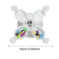 thumbnail image 3 of TIELUTT Parrot Rotating Toy Bird Toy Interactive Rattle for Rotating Wheel Chew Toy Chewing Practice Accessories Suitable for All Kinds Parrot Wooden Big Feet Planet 51 Tortoise Enrichment for Parrot, 3 of 8