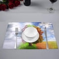 thumbnail image 2 of MKHERT Four Season Tree Magical Nature Theme Placemats Table Mats for Dining Room Kitchen Table Decoration 12x18 inch,Set of 6, 2 of 4