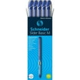 thumbnail image 2 of Rediform® Schneider Slider Basic M Ballpoint Pens, Medium Point, 1.0 mm, Blue/Silver Barrels, Blue Ink, Pack Of 10 Pens, 2 of 2