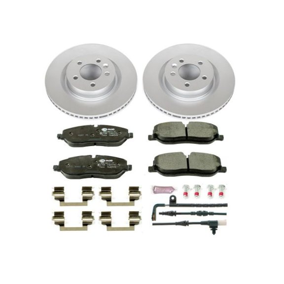 Power Stop Front Euro-Stop ECE-R90 Certified Brake Pad and Rotor Kit ESK6047