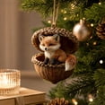 thumbnail image 5 of Cheapark Christmas Hanging Ornament 3.15 Inch Festive Holiday Tree Pendant for Xmas Wreath Home Party Decoration Gift, 5 of 5