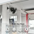 thumbnail image 4 of Matthews Fan Company KC-BK Kaye 13” Matte Black Wall Mount/Ceiling Fan with 3 Blades, Wall Switch, Damp Rated, 4 of 9