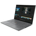 thumbnail image 2 of Lenovo ThinkPad T14 Gen 4 21HD002BUS 14" Notebook - WUXGA - 1920 x 1200 - Intel Core i7 13th Gen i7-1355U Deca-core (10 Core) - 16 GB Total RAM - 16 GB On-Board Memory - 512 GB SSD - Storm Gray, 2 of 5