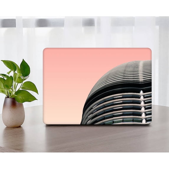 KSK KAISHEK Hard Case Only Compatible MacBook Pro 13 inchs( No Touch, 2012 - 2015) + Black Keyboard Cover Model A1425 A1502, No USB-C Pink series 0802