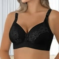 thumbnail image 5 of Uqiangy Breast Reduction Bra Longline Bras for Women Minimizer Bras for Women Full Coverage Tshirt Bras for Women Jelly Bras for Women Corset Tops Black L, 5 of 9