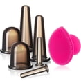 thumbnail image 1 of Juego de ventosas faciales para masaje facial y de ojos WEIHJMXG con 6 ventosas y Cepillo exfoliante, 1 of 2