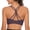 Purple, variant on Women’s Strappy Sports Bra Medium Support – Criss Cross Back Yoga Bra with Removable Pads