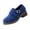 Blue, variant on Women's Chunky Low Heel Loafers Comfortable Cross Strap Buckle Mary Jane Shoes Casual Shoes Non-Slip Suede Oxfords for Work Daily Wear Black 8 Wide
