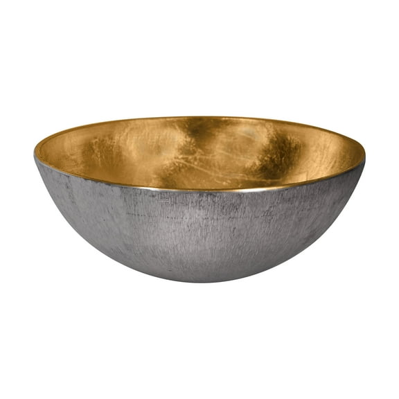 De Kulture Works Solid Brass Large Serving Bowl, 4.5 Inches Diameter, 1 Count