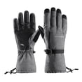 thumbnail image 4 of Guantes de esquí de nieve Zulema impermeables Calentadores de manos a prueba de viento Correa de muñeca ajustable L, 4 of 5