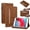 Brown, variant on Classic Case for Apple iPad Mini (5th Generation) Tablet, iPad Mini 4/3/2/1 Case (7.9 Inch) - Protective PU Leather Flip Case with Holders, Smart Fold Stand Cover with Auto Sleep Wake (Yellow)