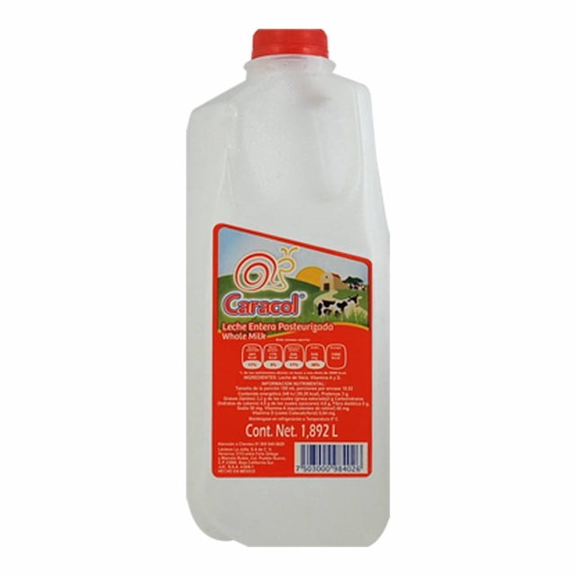 Leche fresca Caracol entera 1.89 l