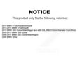 thumbnail image 2 of Genius Front Rear Coated Disc Brake Rotors Kit for Car BMW 328i xDrive X1 328xi KG-101094, 2 of 9