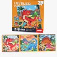 thumbnail image 1 of Magnetic Puzzles for Kids Ages 3-5, Dinosaur Puzzles Three -25/30/42 3 Styles Dinosaur Wooden Jigsaw Puzzle Books, Travel Games and Travel Toys for Ki, 1 of 5