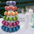 thumbnail image 4 of 6 Tier Round Plastic Macaron Tower Stand Macarons Holder Macaroon Cake Tower Display Stand For Dessert Display, 4 of 4