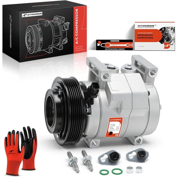 A-Premium AC Compressor with Clutch Compatible with Jeep Grand Cherokee 2016-2020 V6 3.6L