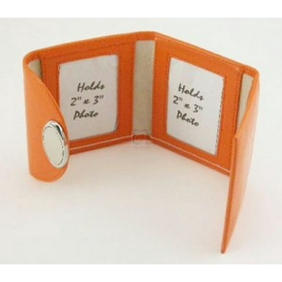 Orange Leatherette Tri Fold Picture Frame Holds 3 2 X Photos Orange Leatherette Tri Fold Picture Frame Holds 3 2 X Photos Com