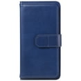 thumbnail image 2 of SaniMore Versatile Case for Samsung Galaxy S24 2024, Durable PU Leather Case Card Slots Flip Kickstand Magnetic Closure Anti-drop Shockproof Full Protective Wallet Business Cover, Darkblue, 2 of 9