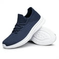 thumbnail image 5 of SILLENORTH Men's Mesh Sneakers Slip on Walking Shoes Breathable Comfort Casual Athletic, 5 of 10