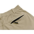 thumbnail image 6 of Little Donkey Andy Women's Lightweight Stretch Quick Dry Shorts for Travel Hiking Golf Khaki Heather XXL, 6 of 7