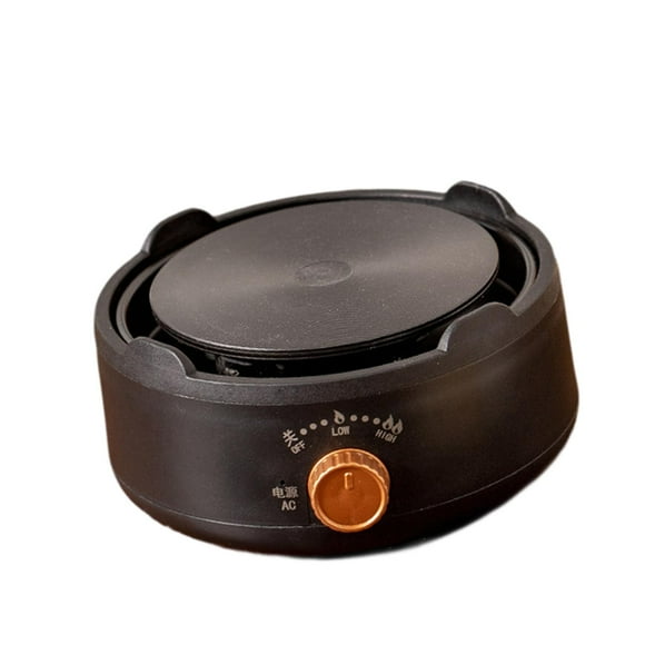 Lipstore Electric Stovetop Compact Small Hot Plate for Indoor Outdoor Kitchen Camping Black