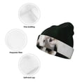 thumbnail image 3 of Lsque Cute Goat Baby Pattern Knitted Beanie, Unisex Winter Hat, Knit Hat Winter Beanies Thick Fisherman Beanies Cuffed Plain Skull Caps, 3 of 6