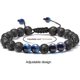 thumbnail image 4 of Pulsera de ojo de tigre de piedra de 8 mm, pulsera de lava, pulsera ajustable con cuentas de yoga para aliviar el estrés WD.WDQZL Cocina, 4 of 4