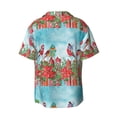 thumbnail image 2 of Disketp Men's Hawaiian Birds Print Shirts Button Down Holiday Beach Shirts-Medium, 2 of 7