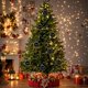 thumbnail image 5 of Juego de 4 Adornos Navideños Negros para Árbol | Bolas Decorativas de Plástico de 10 Cm para Decorar El Árbol y La Corona Navideña | Incluye Asa para Colgar, Apto para Uso Interior y Exterior, 5 of 5