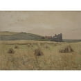 thumbnail image 2 of Alfred R. Waud 14x11 Gold Ornate Wood Frame and Double Matted Museum Art Print Titled - Wheatfield, 2 of 4