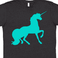 thumbnail image 4 of Inktastic Aqua Unicorn T-Shirt, 4 of 5