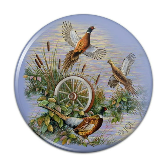 Pheasant in Nature Kitchen Refrigerator Locker Button Magnet