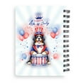 thumbnail image 2 of Happy 4th of July Patriotic Bernese Mountain Dog Marching Band Uniform Balloons Fireworks Spiral Bound Journal Berner Lover Gifts 5x7in Spiral Notebook - 13009, 2 of 5