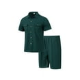 thumbnail image 3 of JIKNTTR Men's 2 Piece Summer Short Sets 2025 Plus Size Pocket Shirt Short Sleeved Shorts Set Daily Casual Sport Suit, 3 of 9