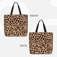 thumbnail image 4 of Single Shoulder Bag Convenience Bag 19.6×15.7×5.9in Light And Weight-Free Main Pocket Large Portable And Single Shoulder Back Animal Leopard Pattern (2), 4 of 7