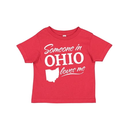 

Inktastic Someone in Ohio Loves Me Gift Toddler Boy or Toddler Girl T-Shirt