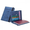 thumbnail image 4 of Neutral Multi-purpose Travel Passport Wallet Tri-fold Document Organizer Holder, 4 of 9