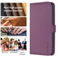 thumbnail image 5 of Wallet Case for Samsung Galaxy S20, Magnetic PU Leather Kickstand Flip Cover with 3 Card Slots Holder TPU Shockproof Interior Folio Phone Case Compatible for Samsung Galaxy S20, Darkpurple, 5 of 8