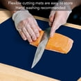 thumbnail image 6 of Cut N' Funnel Color Coded Flexible Plastic Cutting Board Mats 4 Pack 15" by 11.5", 6 of 7