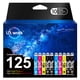 thumbnail image 1 of Cartucho de tinta Uniwork remanufacturado Epson 125 T125, paquete de 10, 1 of 7