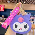 thumbnail image 1 of Llavero Kawaii de Hello Kitty, Cartera de silicona con dibujos animados, Sanrio, Kuromi, My Melody, Auriculares Bluetooth, Bolsa Escolar, regalo de decoración YAOSANBAO BAO unisex, 1 of 2