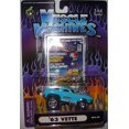 thumbnail image 1 of MAQUINAS MUSCULARES 1:64 ESCALA AZUL / AZUL CARTONES SERIE 63 VETTE # c02-20 DIE-cAST, 1963 MAQUINAS MUSCULARES CORVETTE FUNLINE 720134711718, 1 of 1