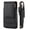 Black, variant on Venoro Premium Universal Phone Holster - Leather & Oxford Pouch with Belt Clip Case