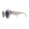 thumbnail image 4 of Womens Mod Super Nerdy Thick Cat Eye Plastic Sunglasses Slate Black, 4 of 4